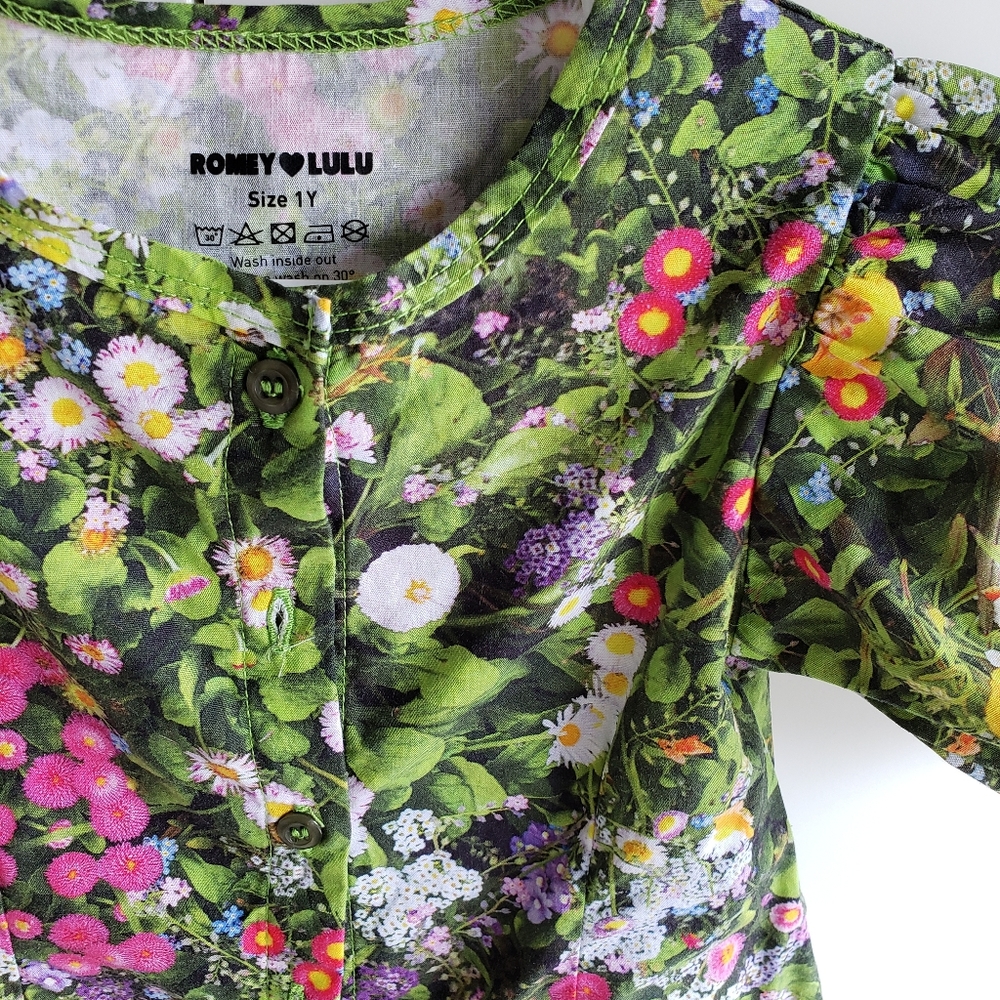 Romey Loves Lulu Dress Size 1Y - Picture 2 of 3